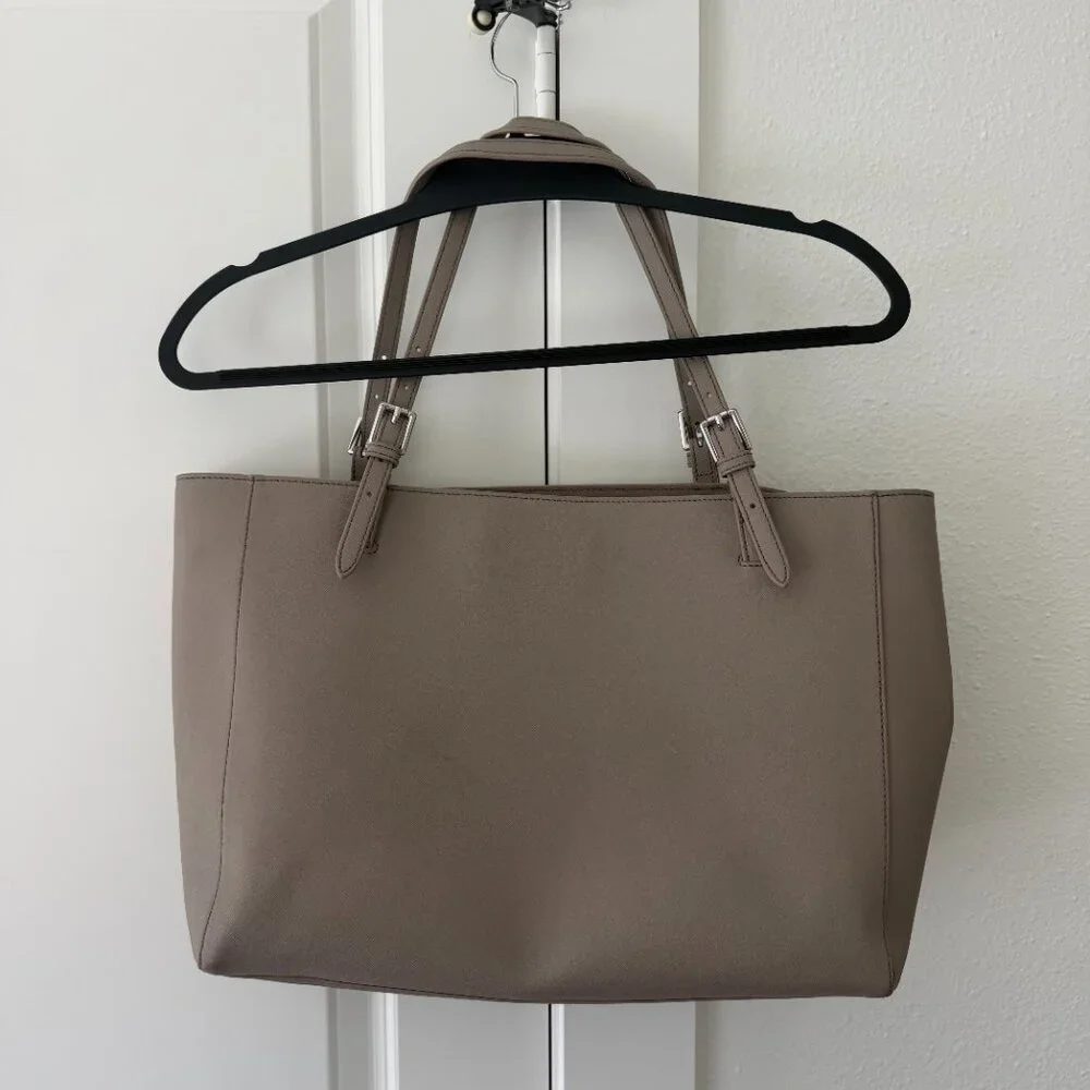 Tory Burch Large Tote, Grey - Picture 2 of 6